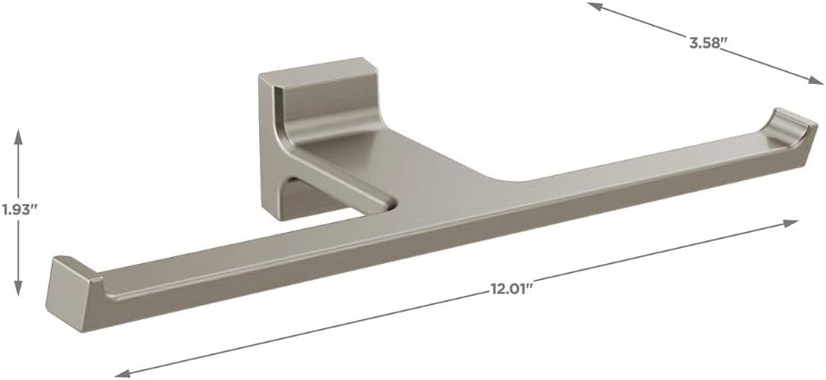 DELTA FAUCET Pivotal Double Toilet Paper Holder, Stainless, Bathroom Accessories, 79955-SS