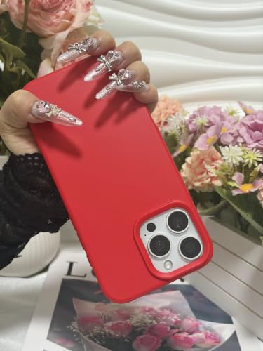 Coque iPhone 14 Pro rouge anti-choc : la solution silicone avec doublure douce anti-rayure - 2