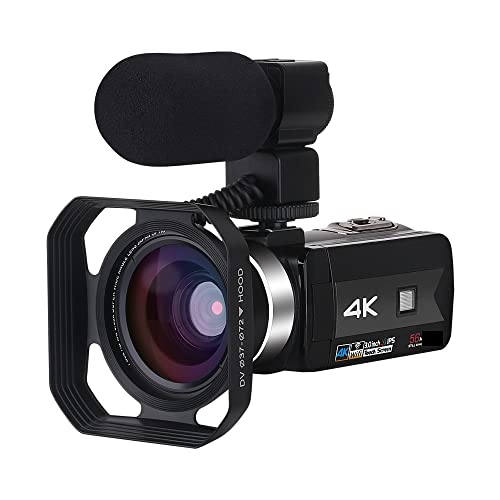 Caméscope 4K pour débutant avec carte 32Go, le cadeau idéal pour ados