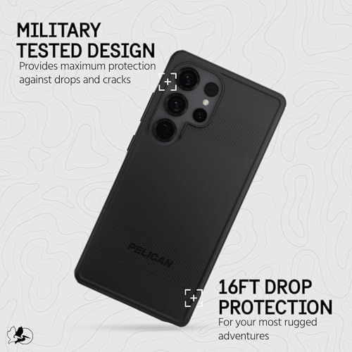 Pelican Protector Samsung Galaxy S25 Ultra Case - Rugged Phone Case - Black - image 3