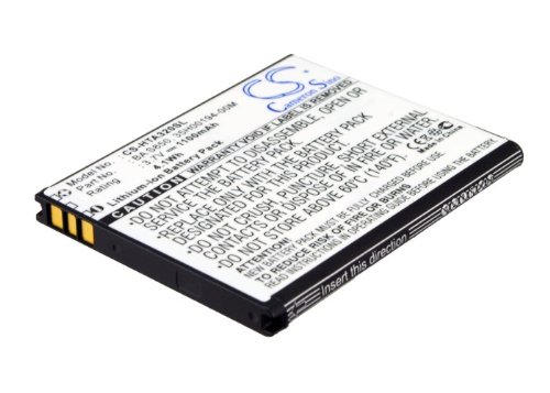 Tensione: 3.7V TECHTEK Batteria 1100mAh compatibile con [HTC] A320E, D210h, Desire 200, Desire 200 102e, C, Golf, PO60100 sostituisce 35H00194-00M, 35H00194-04M, 99H10905-00, BA S850, BL01100