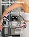 YOTTOY Pilates Ring,15 Inch Magic Circle Ring for Women Thighs,Core and Arms,Exercise Ring Pilates Equipment for Home Workout & Yoga Equipment (Grey)
