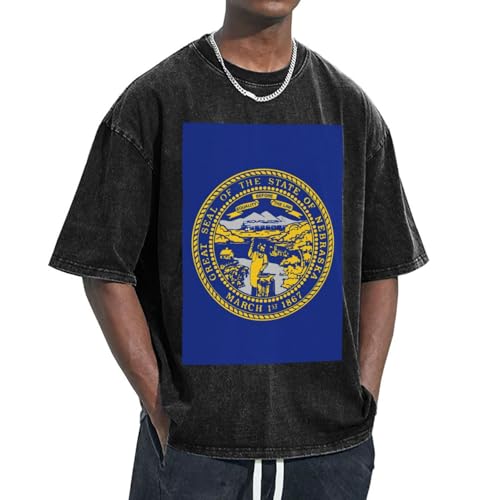 T-shirt manches courtes Nebraska pour le confort masculin au quotidien