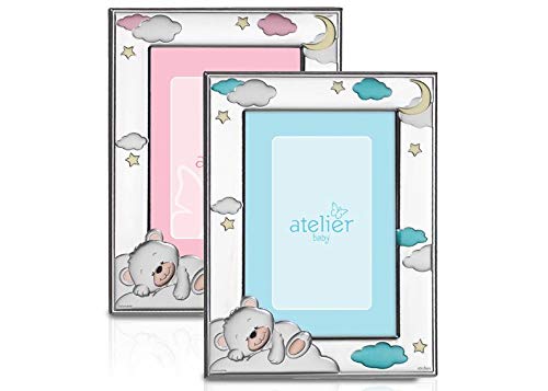 Cadre photo pour enfant Atelier en bois naturel pour dessins et photos A4