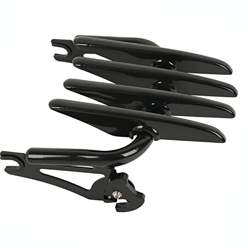 Porte-bagages amovible moto noir brillant support bagages amovible Street Glide Road King FLHX