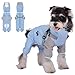 Dog Raincoat Adjustable Full Wrap Dog Rain Jacket with Detachable Hood Waterproof & Breathable for Large Medium Small Pet Happy Rainy Day, XL