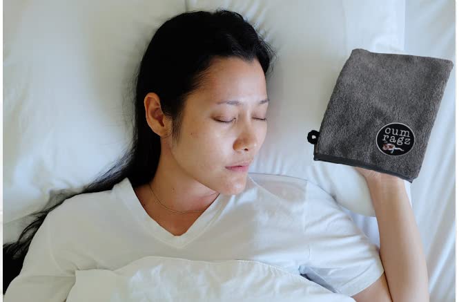 Soft Washable Cum Rag - Ideal Sex Towel, Jizz Cloth & Jackoff Wipe - Great Bachelor & Valentine's Gag Gift (Gray)4