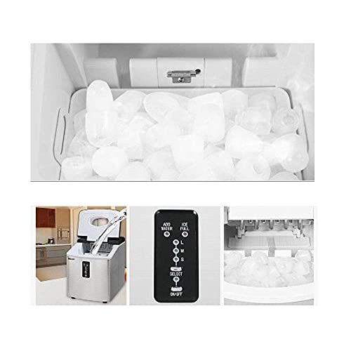Fabricadora de hielo portátil de encimera 3L miniatura 5