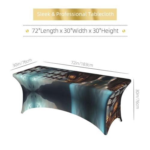 Nappe de table extensible imprimé pirate pour banquet et mariage - 7