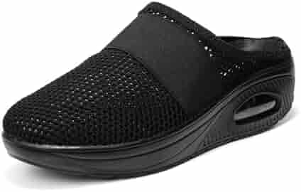 Comfortabele Dames Pantoffels met Ademend Gaas Lichtgewicht Zomer Sloffen met Verstelbare Band