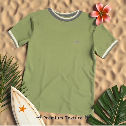 Image of Tommy Bahama Boys Casual Crewneck Short Sleeve T-Shirt & Elastic Waist Pants Set, 2-Piece Back to School Outfit for Kids