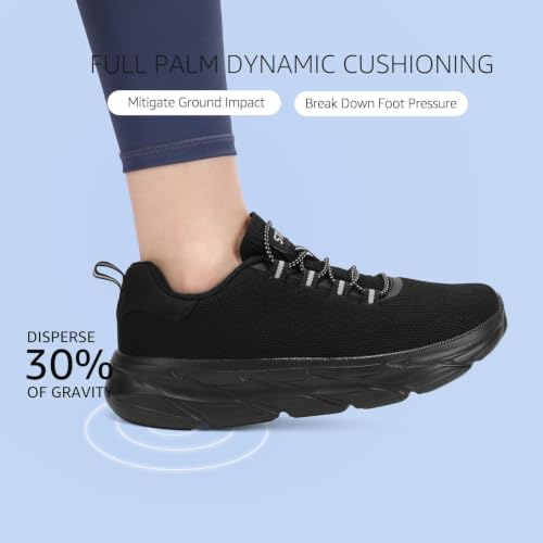 stq slip on sneakers women cushioned sole comfortable walking shoes fashion non slip low arch support nursing athletic gym workout casual daily all day ladies memory foam breathable mesh