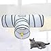MFMEXUL 3 Ways Cat Tunnel Tube with Play Ball for Cats Guinea Pig