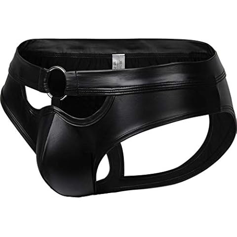 biJerou Men's Sexy Open Pouch Thong Cover