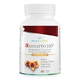 Wellness Extract Eannatto 150mg Vitamin E Tocotrienols Supplement with GG - Most Potent Antioxidant for CoQ10 Support, Heart Health, Healthy Aging - 60 softgels