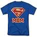 Superman Super Mom DC Comics T Shirt & Exclusive Stickers (Large)