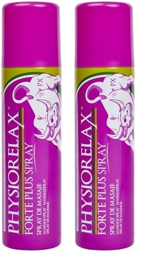 Physiorelax - Forte Plus, Spray de Fácil Aplicación, con Árnica e Ingredientes de Origen Natural - 150 ml (Paquete de 2)