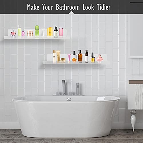 24 In 1 Pack Acrylic Invisible Floating Bookshelf Kids Clear Wall Bookshelves Display Book Shelf Entryway Décor Nursery Kids Bookshelf With Lips Wall Mounted For Photoes Picture Cosmetics Home Office #TOP5