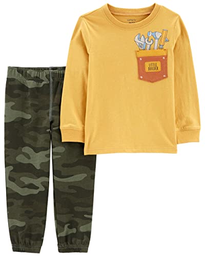 Ensemble haut et pantalon Carter's 6 mois motif chantier pour bébé garçon