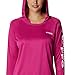 Columbia Tidal tee Hoodie Sudadera con Capucha, Wild Fuchsia/White Logo, 2X para...