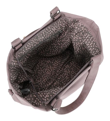 Sac à épaule Lea grand volume violet gris pour ne plus manquer d'espace