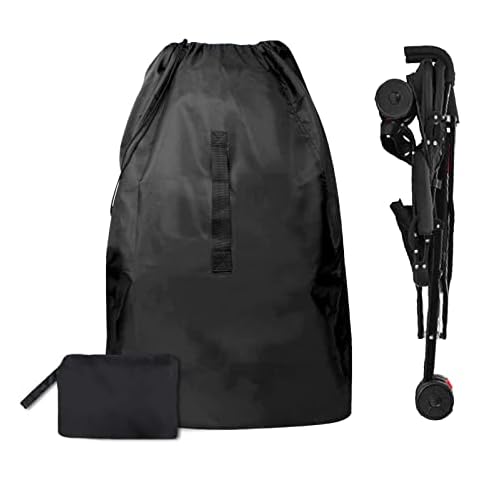 Lishang Travel Stroller Bag for Airplane Pram Cover Buggy Travel Bag Waterproof Gate Check Bag Pushchair Cover Storage Bag for Baby Child Kids Infant Umbrella Strollers Large Cover