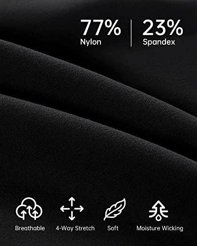 Hasmes Girls 5" Spandex Volleyball Shorts Youth Athletic Shorts Kids Yoga Biker Dance Running Shorts With Pocket (Black M) #TOP2