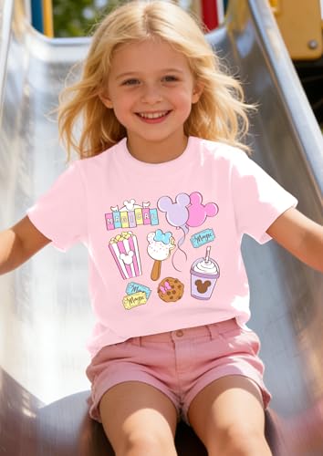 Image of Magical Shirts Women Girls Family Vacation Matching Shirt Magic Kingdom T-Shirt Mommy and Me Trip Short Sleeve Tops