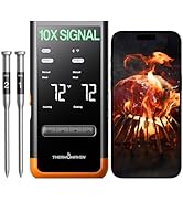 ThermoMaven Wireless Bluetooth Smart Meat Thermometer: Standalone Base, Smart WiFi Thermometer wi...