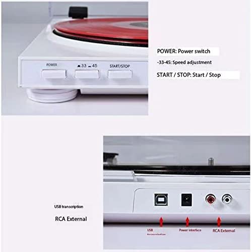 AZBUY Tourne-Disque Vinyle Blanc rétro européen rétro Aimant Mobile Tourne-Disque LP Tourne-Disque Cadeau d’anniversaire… - Les Beatles, Paul McCartney, John Lennon, RIngo Starr, George Harrison AZBUY Tourne-Disque Vinyle Blanc rétro européen rétro Aimant Mobile Tourne-Disque LP Tourne-Disque Cadeau d'anniversaire… – Image 4