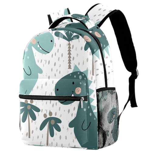 Sac à dos ordinateur portable dinosaures mignons sac de voyage et sacs d'école hommes femmes