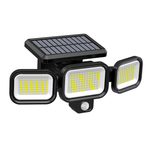 Éclairage de sécurité solaire 222LED étanche pour mur extérieur et terrasse - 5