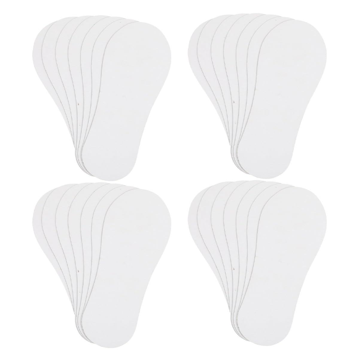 Healvian Inserciones para Calcetines Cartón 100 Piezas Bloqueadores de Calcetines Reciclables Accesorios de Color Claro Uso Industrial Fábrica 22 Cm X 9 Cm X 7 Cm