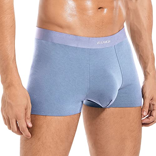Men's Modal Boxer Briefs Seamless Underwear Microfiber Comfortable Soft 4-Pack With Gift Box3