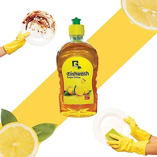 Image of Liquid Dish Wash Gel with Power of Lemon