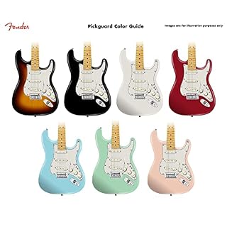 Fender Pickguard Strat Pickguard Strat Custom ’69 – S/S/S – Noir 0992345509 Blanc - Les Beatles, Paul McCartney, John Lennon, RIngo Starr, George Harrison Fender Pickguard Strat Pickguard Strat Custom '69 - S/S/S - Noir 0992345509 Blanc – Image 4