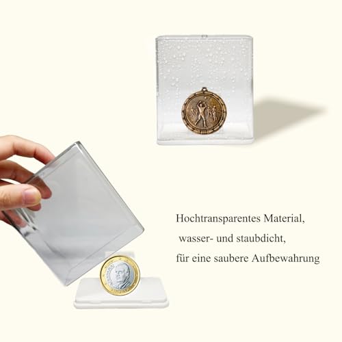 CHENMAHUA Medaillenständer, Münzvitrine, Medaillenvitrine, Geeignet Für Medaillen, Bitcoins, Gedenkmünzen, Münzpräsentation
