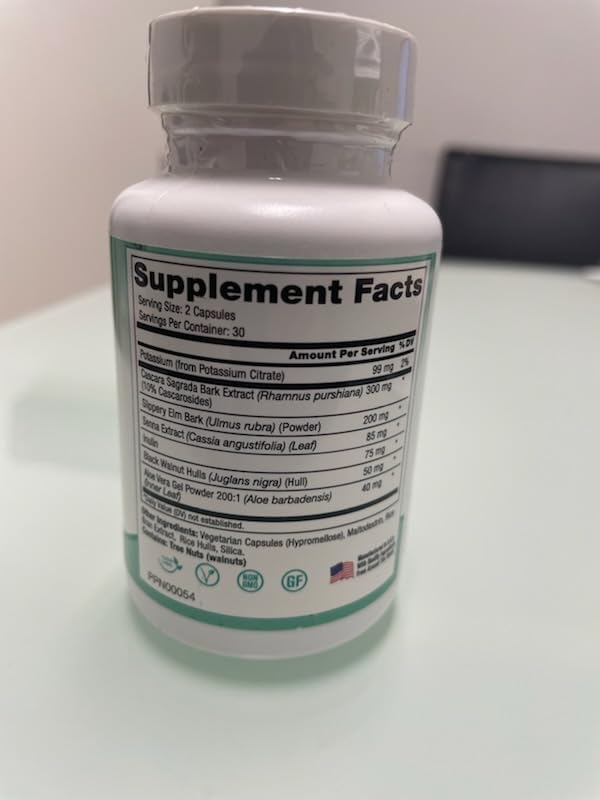 Peak Pure & Natural Colon Support - Colon Cleanse and Detox Supplement for Digestive Health - Gut Health Support with Inulin and Senna Leaf Extracts - with Fiber, Prebiotics, and Probiotics - 1 Pack - Image 9