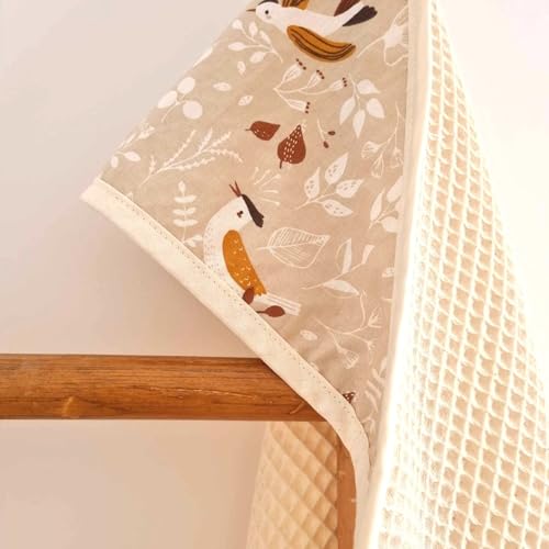 Cape de bain bébé en coton - Ensemble 3 pièces avec serviettes douceur - 8