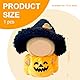 VYIBPDY Kleidung 17 cm für labubu,Halloween-Stil für 17cm Labu Plush Pullover Hoodie Bekleidung DIY Kinder Geschenke（B）
