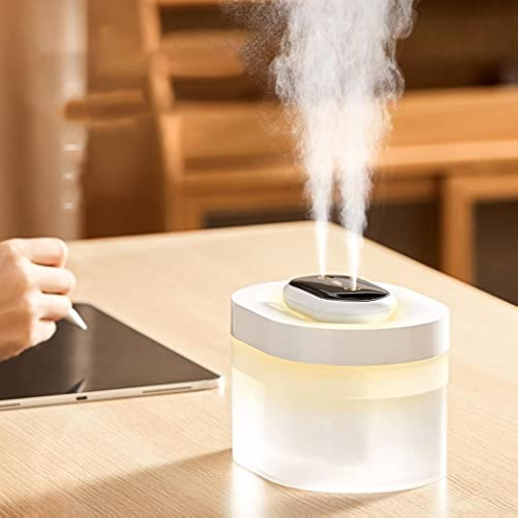 1000ML Humidifier Air Essential Oil Diffuser, White