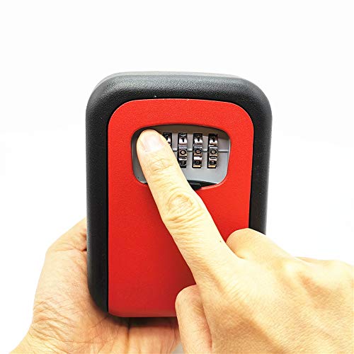 Caixa de Bloqueio de Combinação de 4 Dígitos, Caixa de Bloqueio de Fixação Na Parede Chave