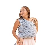 Moby Wrap Baby Carrier | Featherknit | Baby Wrap Carrier for Newborns & Infants | Baby Gift | Keeps