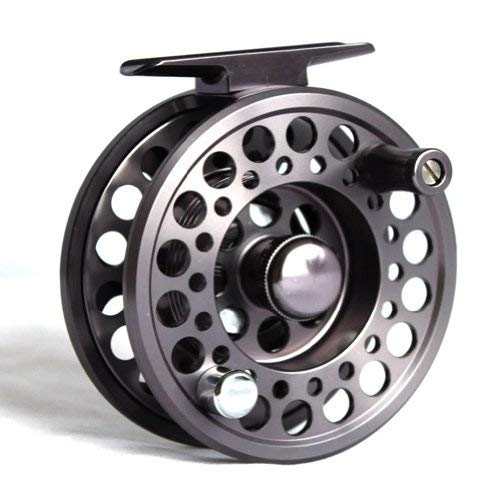 Moulinet de pêche à la mouche en aluminium usiné couleur gris gunsmoke édition exclusive