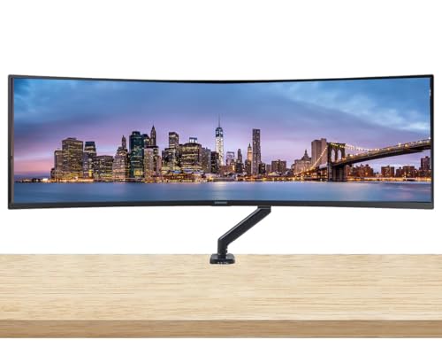 Image of HP EliteDisplay E45c G5 45 inch 5120 x 1440 DQHD Curved Monitor, with Full Dock, Ethernet, DisplayPort, Speaker and Desk Mount Stand