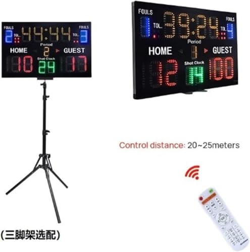 Marcador Electrónico Multifuncional para Baloncesto Interior miniatura 4