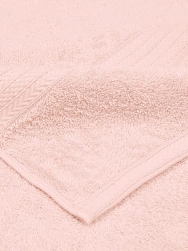 Image of Bombay Dyeing Towel 100% Cotton Tulip Bath Turkish Towel | 450 GSM, Super Soft & Ultra Absorbent | 75cm x 150cm | Hand Washable & Machine Washable (Powder Pink)