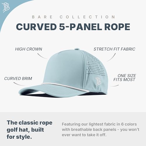Image of Branded Bills Heritage Old Glory PVC 5-Panel Performance Hat for Men | Baseball Cap