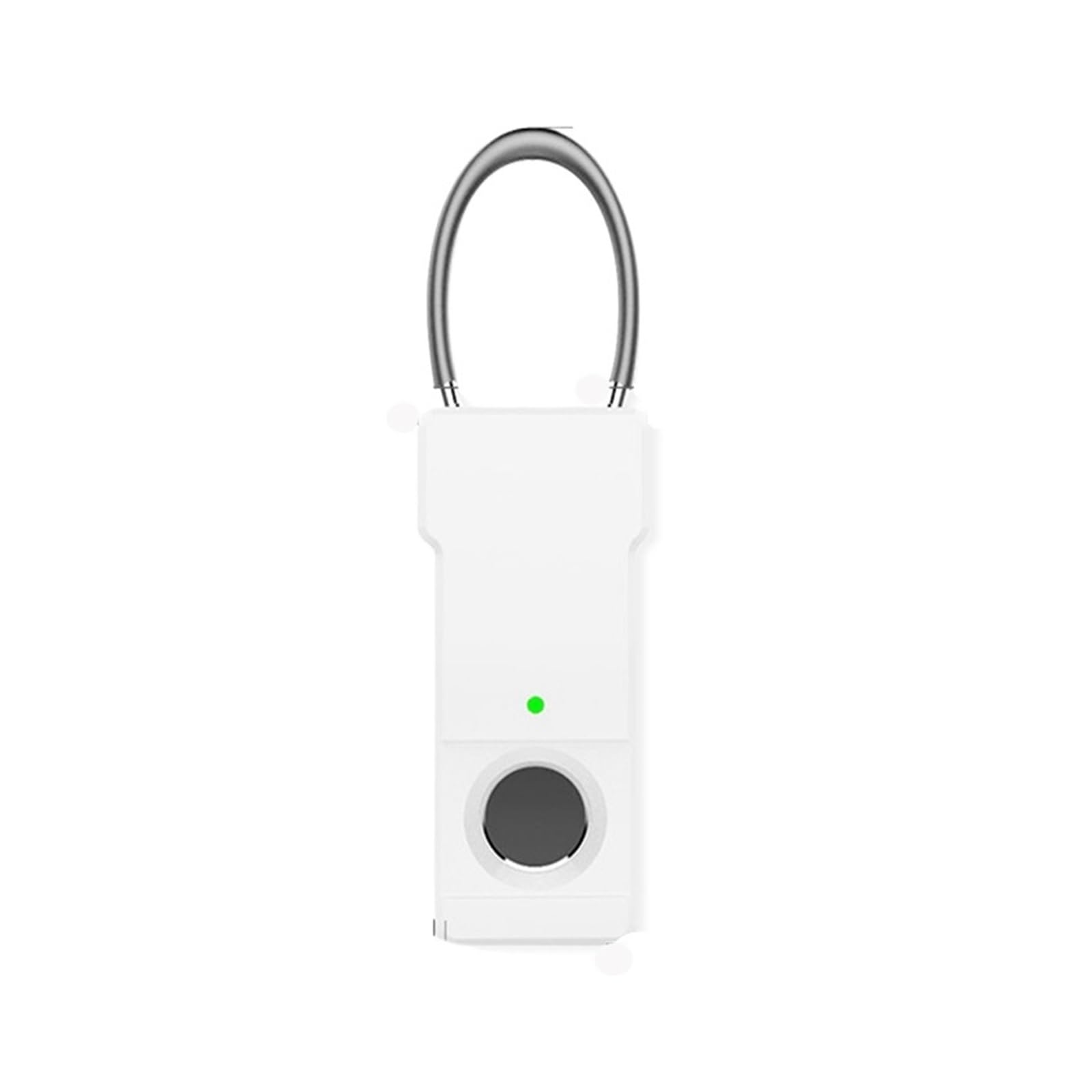 DIGNIFE Smart Door Lock, Bluetooth Fingerprint Combination Padlock Mini Metal Anti-Theft Keyless Lock(Bianco)