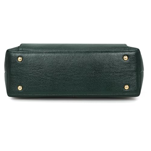 Image of RICHSIGN LEATHER ACCESSORIES Full Grain Natural Leather Top Handle Satchel Shoulder & Handbags